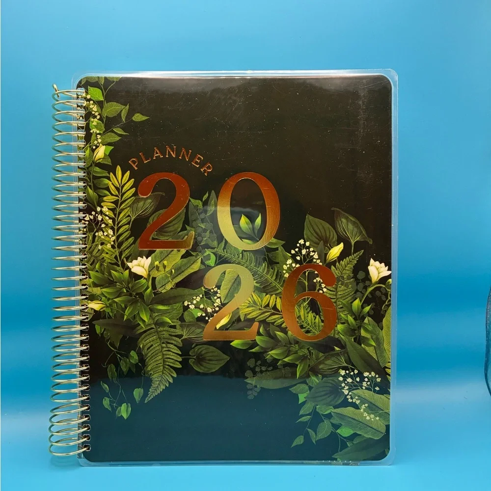 Hobby Lobby Green and Gold 12-Month Planner
